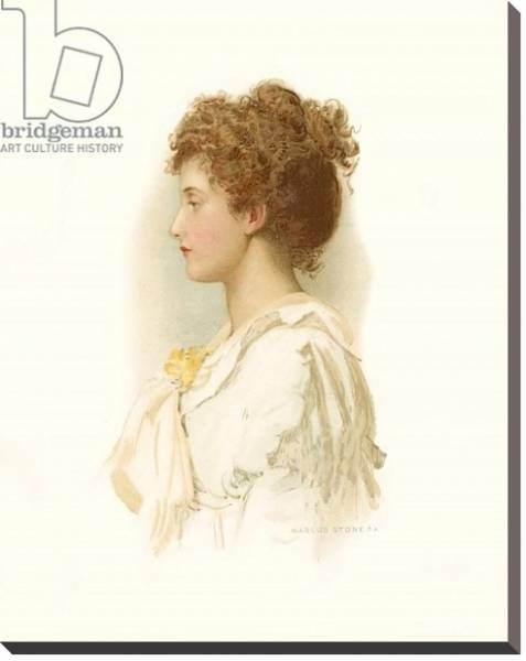 Постер Tennyson's Adeline с типом исполнения На холсте без рамы