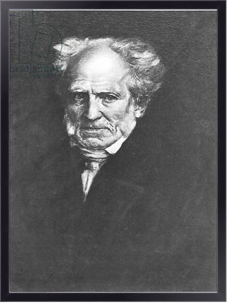 Постер Arthur Schopenhauer с типом исполнения На холсте в раме в багетной раме 221-01