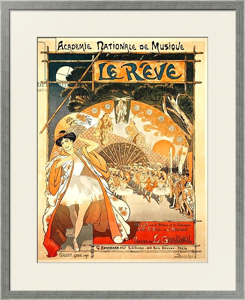 Постер The Dream, 1891 с типом исполнения Под стеклом в багетной раме 1727.2510