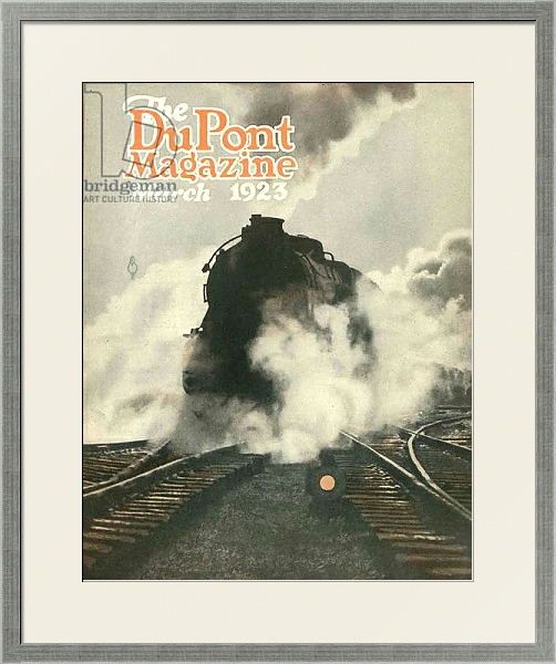 Постер Train, front cover of the 'DuPont Magazine', March 1923 с типом исполнения Под стеклом в багетной раме 1727.2510