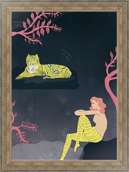 Постер Skowronska Ewelina 05 с типом исполнения На холсте в раме в багетной раме 484.M48.310