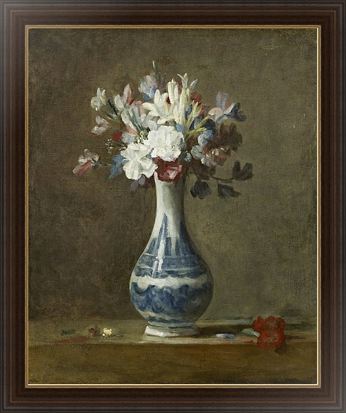 Постер A Vase of Flowers с типом исполнения На холсте в раме в багетной раме 1.023.151