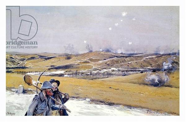 Постер Verdun, 1916 с типом исполнения На холсте в раме в багетной раме 221-03