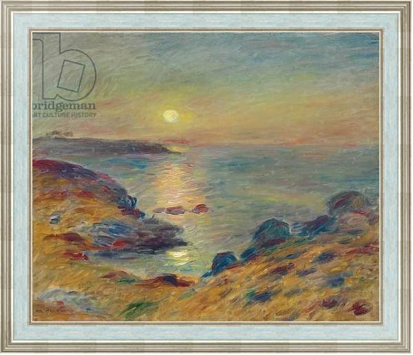 Постер Sunset at Douarnenez, c. 1883 с типом исполнения На холсте в раме в багетной раме NA053.0.114