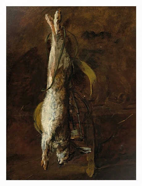 Постер A dead rabbit and a satchel с типом исполнения На холсте в раме в багетной раме 221-03