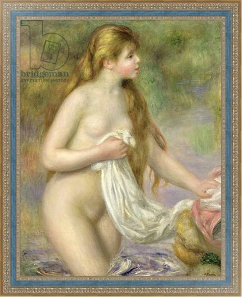 Постер Bather with long hair, c.1895 с типом исполнения На холсте в раме в багетной раме 484.M48.685
