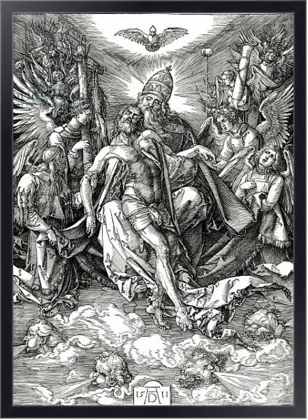 Постер The Holy Trinity, 1511 с типом исполнения На холсте в раме в багетной раме 221-01