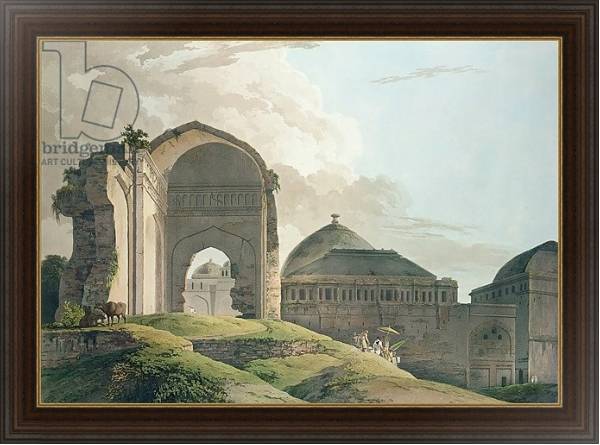 Постер The Ruins of the Palace at Madurai, 1798 с типом исполнения На холсте в раме в багетной раме 1.023.151