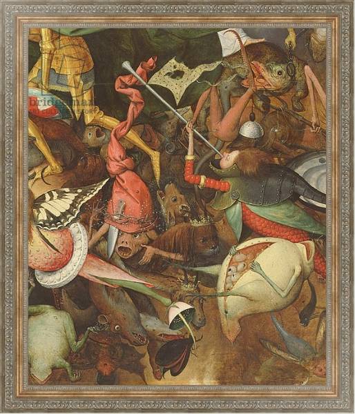 Постер The Fall of the Rebel Angels, 1562 5 с типом исполнения На холсте в раме в багетной раме 484.M48.310