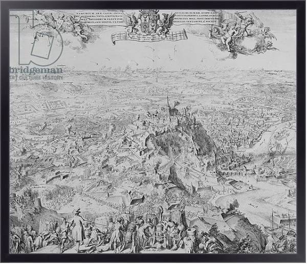 Постер The Siege of Namur, 1695 с типом исполнения На холсте в раме в багетной раме 221-01