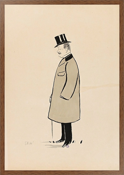 Постер Monsieur Jean Prat с типом исполнения На холсте в раме в багетной раме 1727.4310