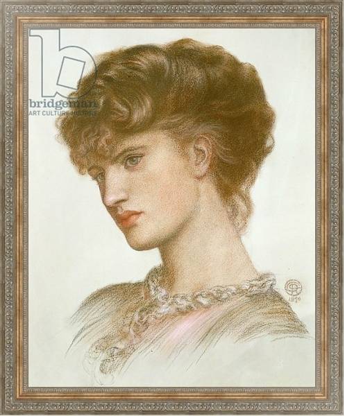 Постер Portrait of Aglaia Coronio 1870 с типом исполнения На холсте в раме в багетной раме 484.M48.310