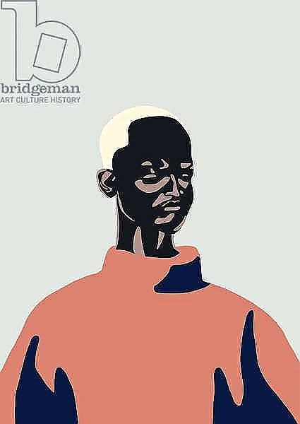 Постер Untitled Portrait, 2016 1 с типом исполнения На холсте без рамы
