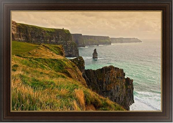 Постер Ирландия. Западное побережье с типом исполнения На холсте в раме в багетной раме 1.023.151