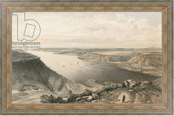 Постер The north side of the harbour of Sebastopol from the top of the harbour, 22 June 1855 с типом исполнения На холсте в раме в багетной раме 484.M48.310