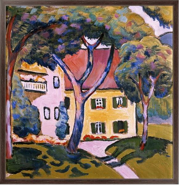 Постер House in a Landscape с типом исполнения На холсте в раме в багетной раме 221-02