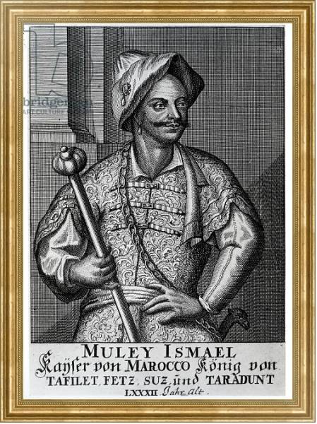Постер Moulay Ismail Ibn Sharif, 1719 с типом исполнения На холсте в раме в багетной раме NA033.1.051