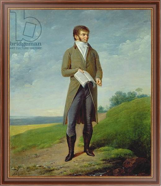 Постер Portrait of a man с типом исполнения На холсте в раме в багетной раме 35-M719P-83