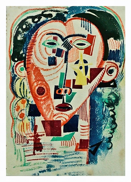 Постер Litoral Head с типом исполнения На холсте в раме в багетной раме 221-03