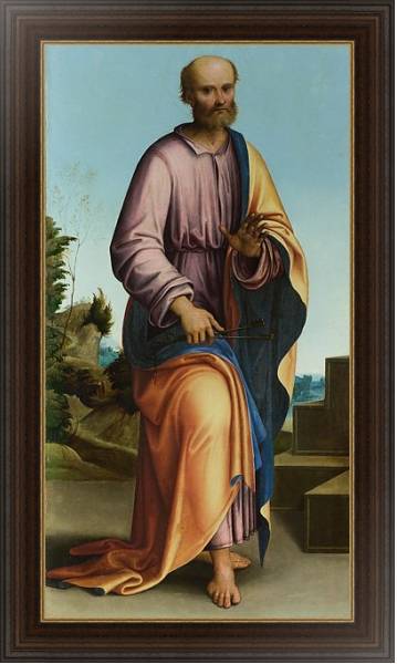 Постер Святой Петр с типом исполнения На холсте в раме в багетной раме 1.023.151