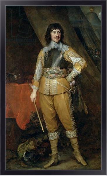 Постер Portrait of Mountjoy Blount, Earl of Newport c.1637-8 с типом исполнения На холсте в раме в багетной раме 221-01
