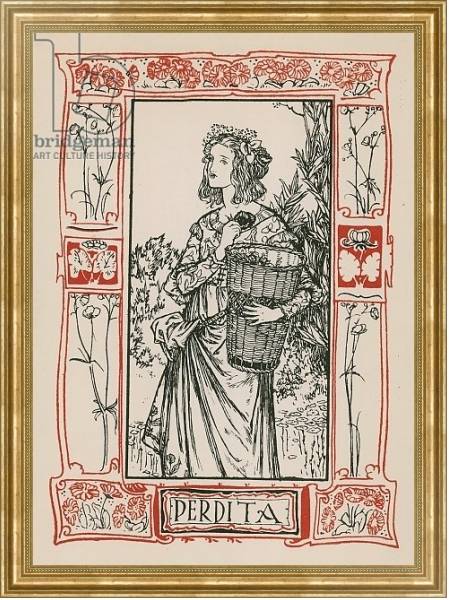 Постер Perdita, A Winter's Tale с типом исполнения На холсте в раме в багетной раме NA033.1.051