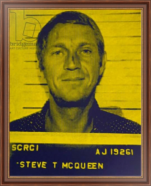 Постер Steve McQueen II с типом исполнения На холсте в раме в багетной раме 35-M719P-83