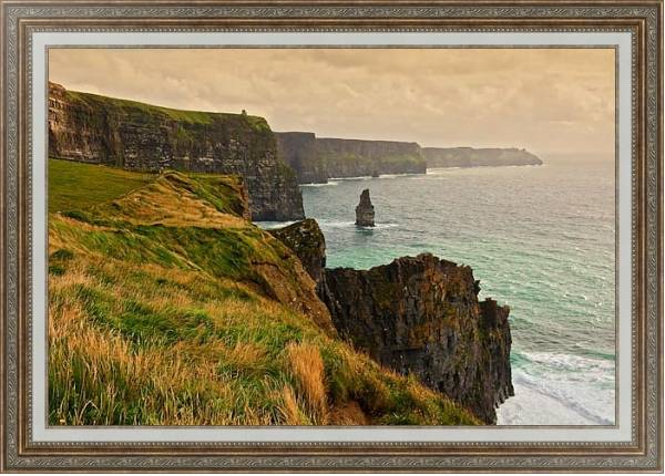 Постер Ирландия. Западное побережье с типом исполнения На холсте в раме в багетной раме 595.M52.330