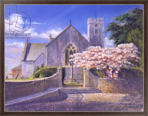 Постер Springtime at St Mary's, 2004 с типом исполнения На холсте в раме в багетной раме 221-02