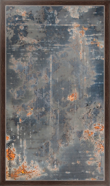 Постер Текстура ржавого металла 4 с типом исполнения На холсте в раме в багетной раме 221-02