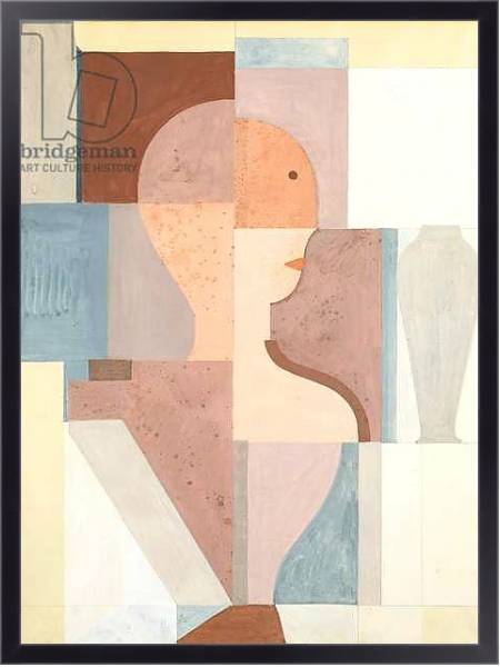 Постер Divided Torso Looking to the Right, 1923 с типом исполнения На холсте в раме в багетной раме 221-01