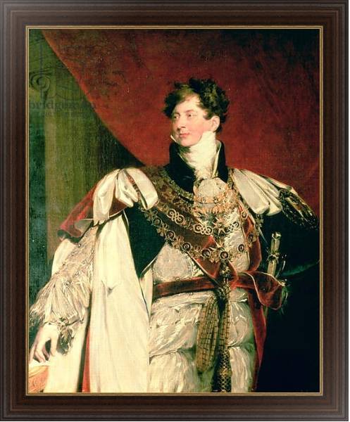 Постер George IV с типом исполнения На холсте в раме в багетной раме 1.023.151