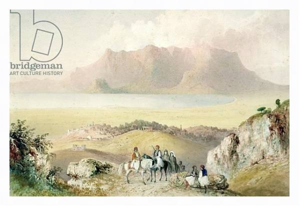 Постер A View in Greece с типом исполнения На холсте в раме в багетной раме 221-03