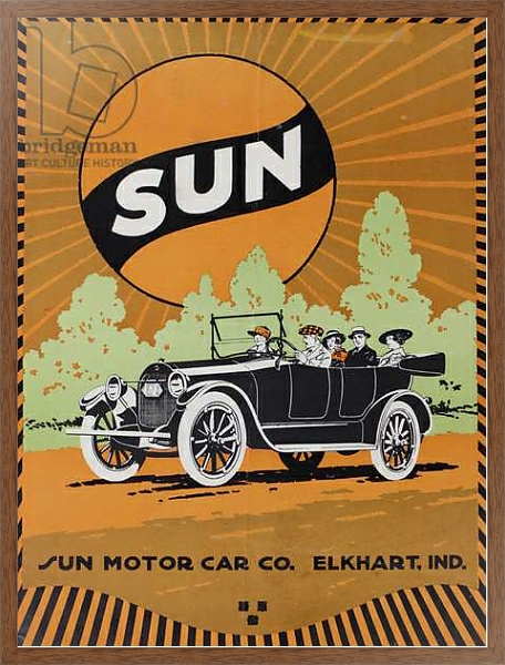 Постер Sun Magazine, 1916 с типом исполнения На холсте в раме в багетной раме 1727.4310