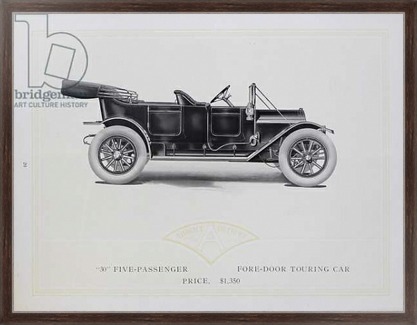 Постер Abbott-Detroit Motor Cars, 1911 с типом исполнения На холсте в раме в багетной раме 221-02