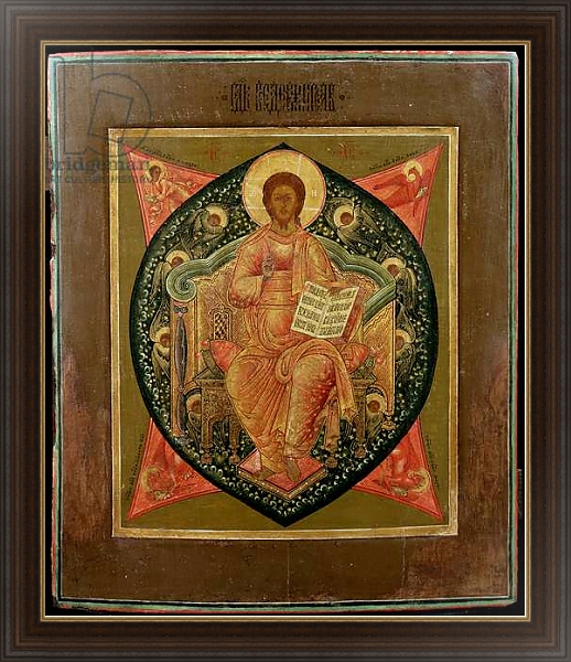 Постер Christ Pantocrator с типом исполнения На холсте в раме в багетной раме 1.023.151
