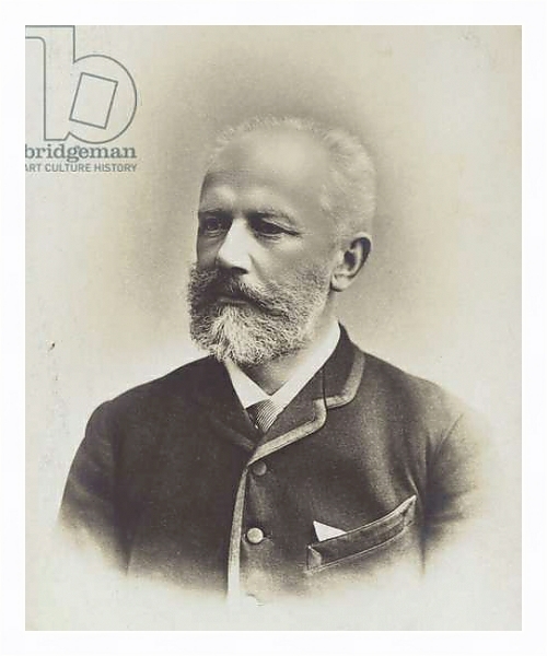 Постер Portrait of Pyotr Ilyich Tchaikovsky 3 с типом исполнения На холсте в раме в багетной раме 221-03
