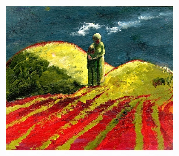 Постер Red Earth, 2015, с типом исполнения На холсте в раме в багетной раме 221-03