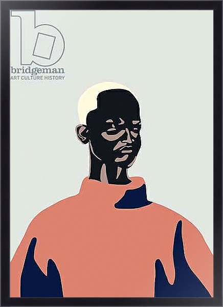 Постер Untitled Portrait, 2016 1 с типом исполнения На холсте в раме в багетной раме 221-01