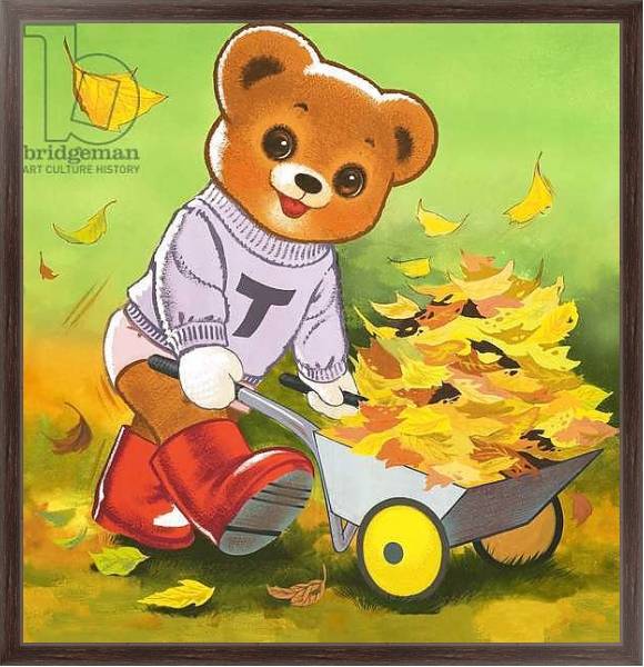 Постер Teddy Bear 257 с типом исполнения На холсте в раме в багетной раме 221-02