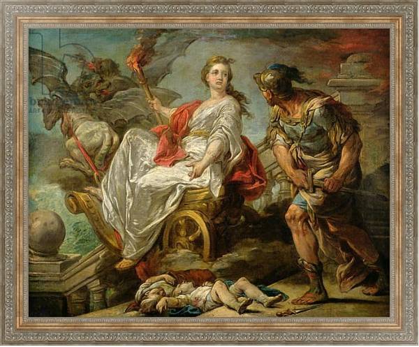 Постер Jason and Medea, 1759 с типом исполнения На холсте в раме в багетной раме 484.M48.310