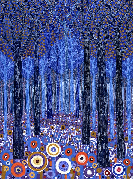 Постер Blue Forest, 2011, с типом исполнения На холсте без рамы