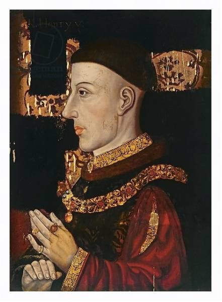 Постер Portrait of Henry V 2 с типом исполнения На холсте в раме в багетной раме 221-03