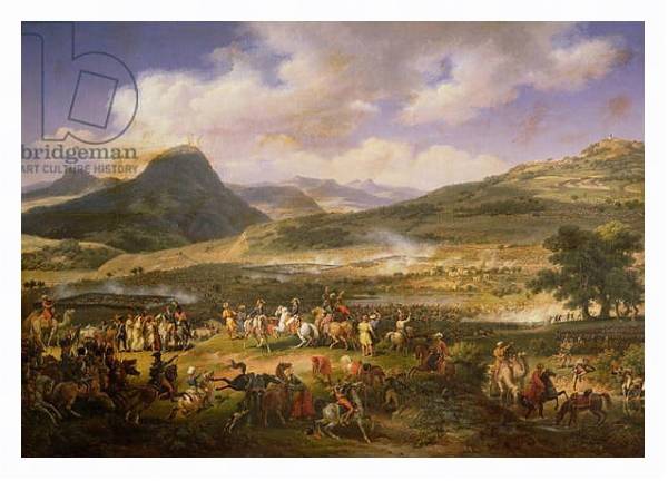 Постер Battle of Mount Thabor, 16th April 1799, 1808 2 с типом исполнения На холсте в раме в багетной раме 221-03