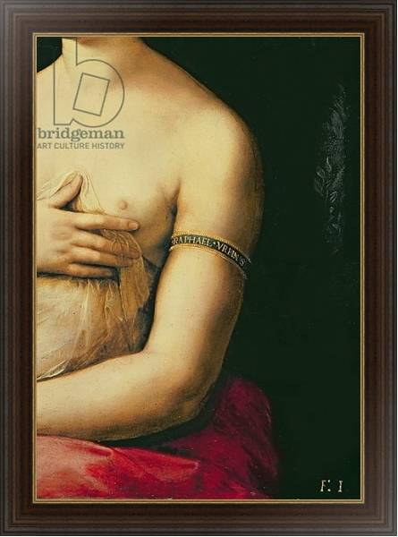 Постер La Fornarina, c.1516 2 с типом исполнения На холсте в раме в багетной раме 1.023.151