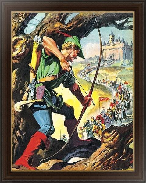 Постер Robin Hood 6 с типом исполнения На холсте в раме в багетной раме 1.023.151