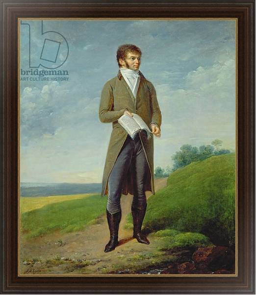 Постер Portrait of a man с типом исполнения На холсте в раме в багетной раме 1.023.151