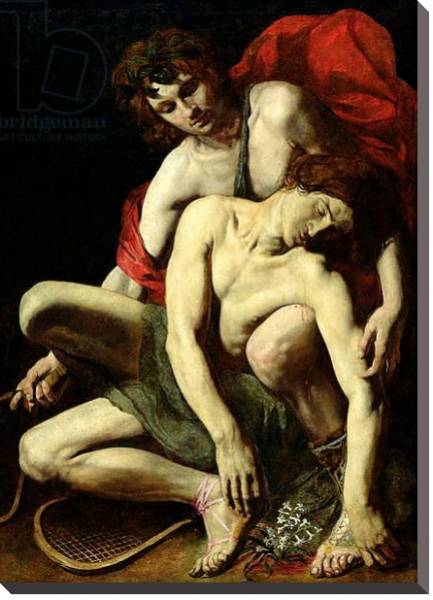 Постер The Death of Hyacinthus с типом исполнения На холсте без рамы