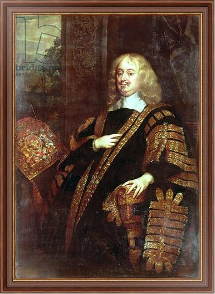 Постер The Earl of Clarendon, Lord High Chancellor с типом исполнения На холсте в раме в багетной раме 35-M719P-83