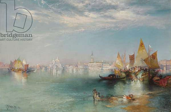 Постер Grand Canal, Venice, 1901 с типом исполнения На холсте без рамы